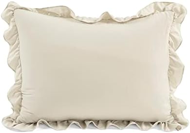 Lush Decor Reyna Ruffle Comforter Set - Twin XL Wheat