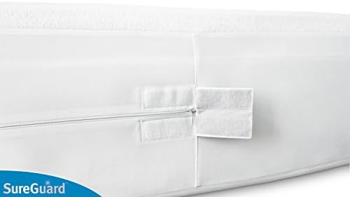 King SureGuard Mattress Encasement - 100 Waterproof Bed Bug Proof