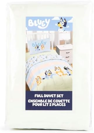 Jay Franco Duvet Cover Set 3 Piece Bluey Kids Bedding Full
