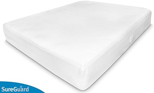 King SureGuard Mattress Encasement - 100 Waterproof Bed Bug Proof