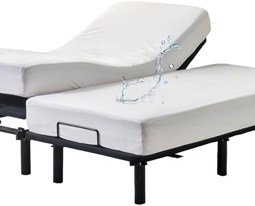 Kingnex Waterproof Split King Mattress Protector