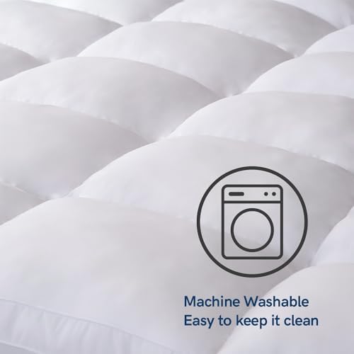 ELEMUSE Cooling Twin XL Mattress Topper for College Dorm