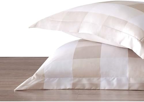 TRULY SOFT Everyday Buffalo Plaid Khaki Duvet Set