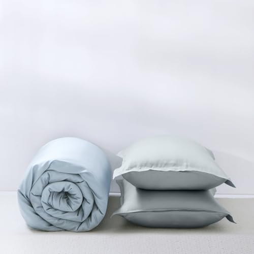 Mile To Midnight Duvet Cover Set 90 x 90 Reversible Tencel