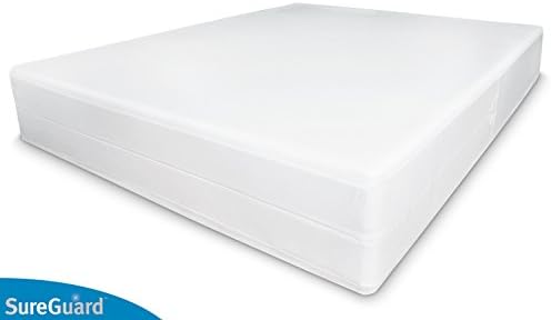 SureGuard Queen Box Spring Encasement - 100 Waterproof Bed Bug Proof Hypoallergenic