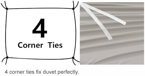 SereneSleep Cal King Duvet Cover Set - Soft Microfiber 3Pcs