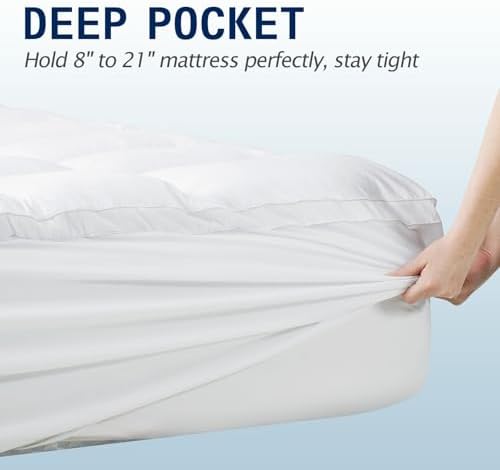 SOPAT Queen Mattress Topper Extra Thick 3D Fill