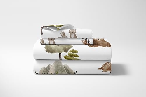 Sweet Jojo Designs Queen Animal Friends Sheet Set