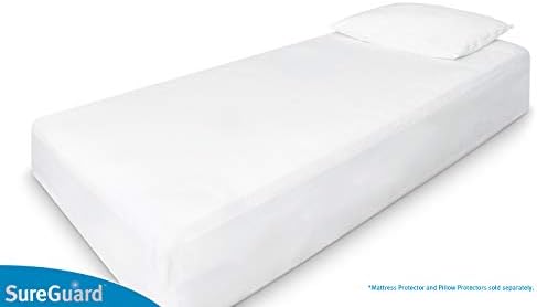 SureGuard Twin XL Mattress Protector - Waterproof and Hypoallergenic