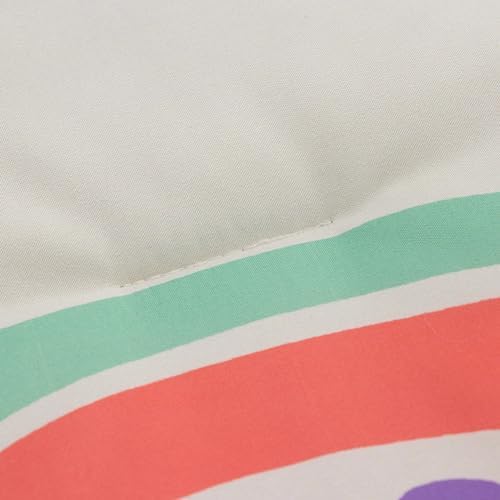 Btargot 5 Piece Beige Rainbow Comforter Set for Kids 1