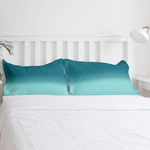 LooPoP 3PC Comforter Sets Ombre Teal Green