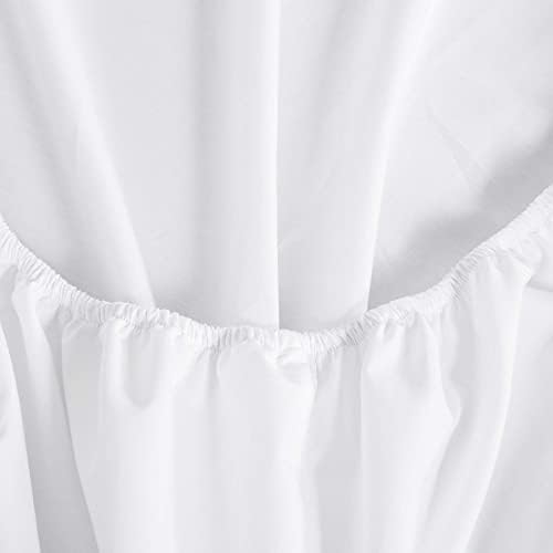 H by Frette Percale King Bed Bundle - All White Luxury Set