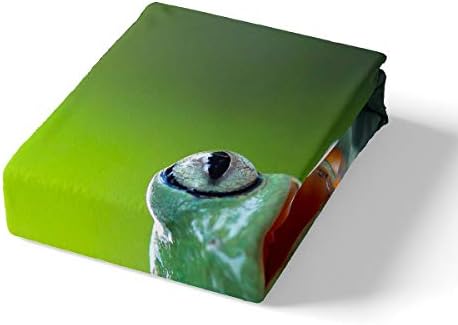 Feelyou Frog Bed Sheet Set Queen Size 3D Animal Theme