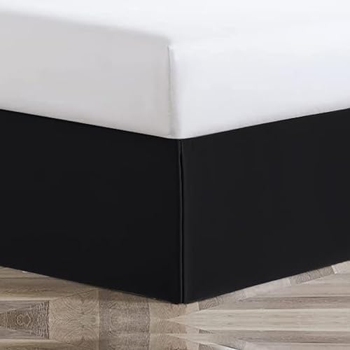 Drona Bed Skirt 18 Drop 60X 80 Taupe Box Pleated