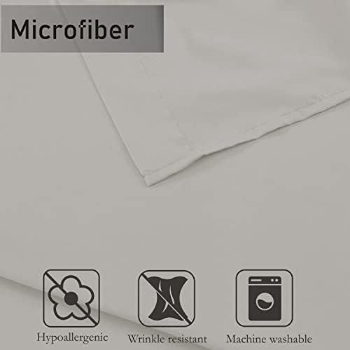 SereneSleep Cal King Duvet Cover Set - Soft Microfiber 3Pcs