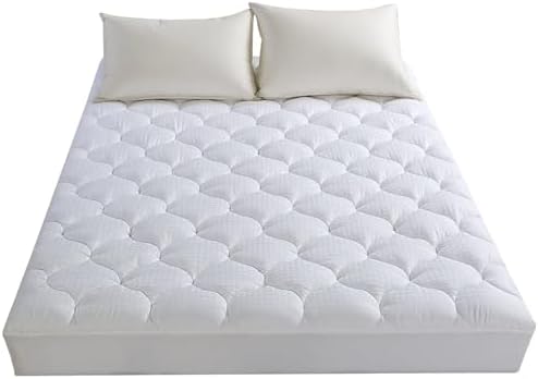 LEISURE TOWN King Mattress Pad with Cooling Soft Pillow Top