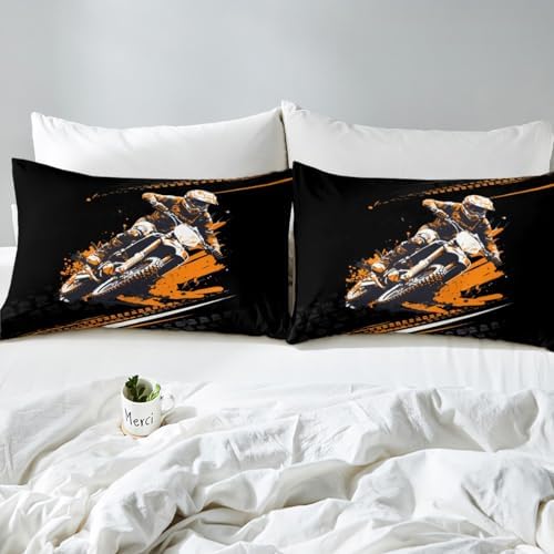 Feelyou Motorbike Duvet Cover Set Full Size