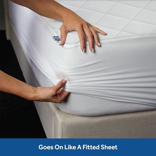 Sealy Luxury 100 Cotton Mattress Pad Queen Size