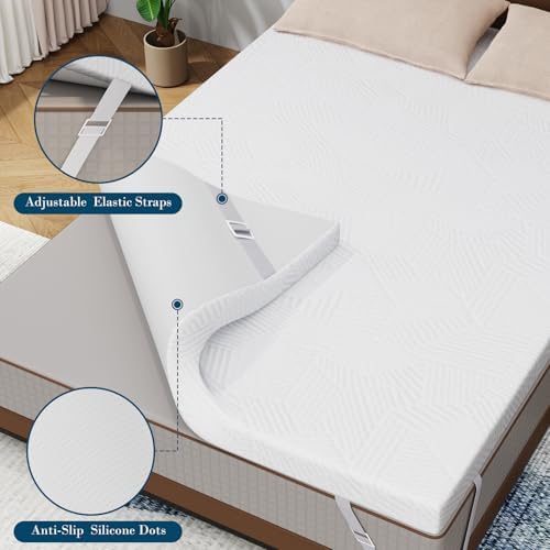 JOYRIDE SLEEP 3 Inch Memory Foam Mattress Topper