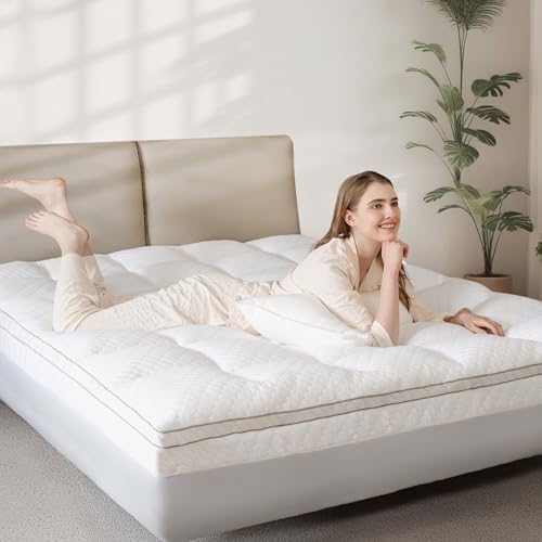 VALUXE Dual Layer 3 Inch Mattress Topper Full Size