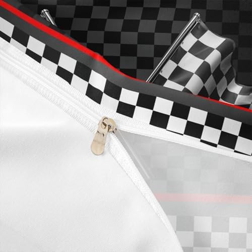 Homewish Racing Car Duvet Cover Set Queen Size 1