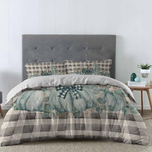 LooPoP Fall Duvet Cover Set 3PCS California King Size