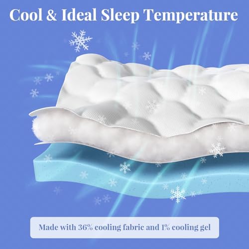 OhGeni Cooling Mattress Topper for Twin XL