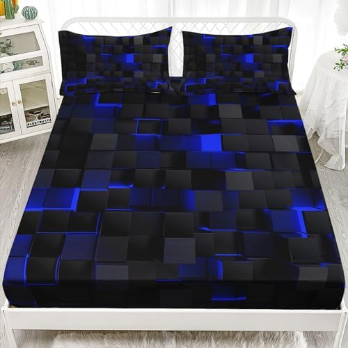 Nttopship Soft Bedding Fitted Sheet Twin 3 Piece Set 1