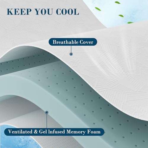 JOYRIDE SLEEP 3 Inch Memory Foam Mattress Topper