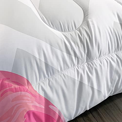Flamingo Comforter Set for Kids and Adults Full Size