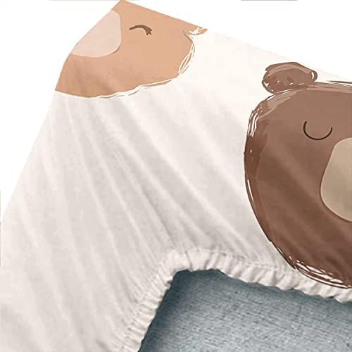 CVHouse Kawaii Bear Bed Sheet Set Queen Size