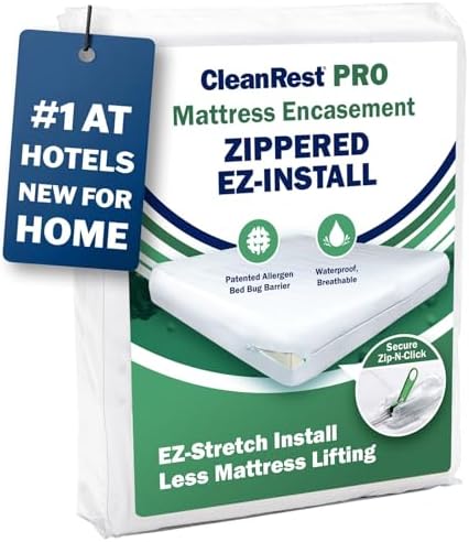 CleanRest PRO Mattress Encasement - Queen Size