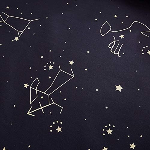 Feelyou Galaxy Bedding Set Twin Size Starry Sky Pattern