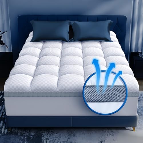 Premium Memory Foam Mattress Topper Queen Size 2 Inch Plush