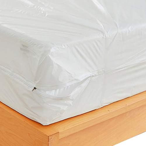 Waterproof Zippered Mattress Encasement Full Size White