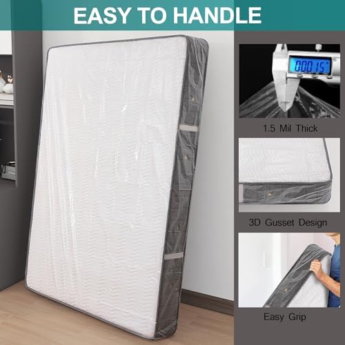 ALLWIN Mattress Encasement - Queen King Size 1 Pack