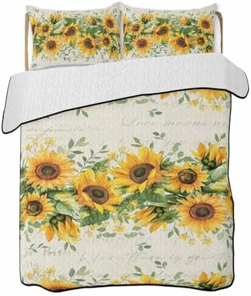 Stongaro Twin XL Quilt Comforter Set 3 Piece