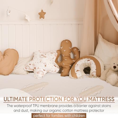 Mattshield Original Waterproof Organic Mattress Protector Twin