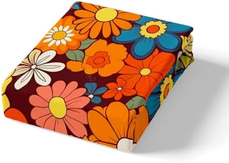 Feelyou Retro Floral Boho Bed Sheet Set 1