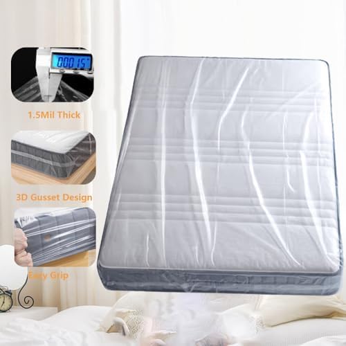 Zangboer Mattress Bags Twin Full 1 Pack Waterproof Storage Protector