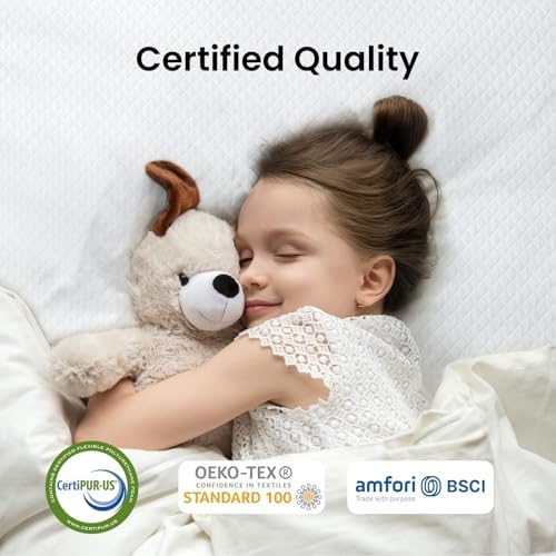 Marsail 3 Inch Cooling Gel Memory Foam Mattress Topper