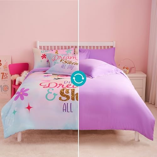 Joiedomi Kid Unicorn Comforter Set 7 Piece