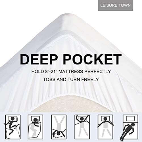LEISURE TOWN King Mattress Pad with Cooling Soft Pillow Top