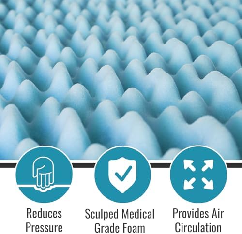 DMI 3-Inch Foam Mattress Topper Twin Size