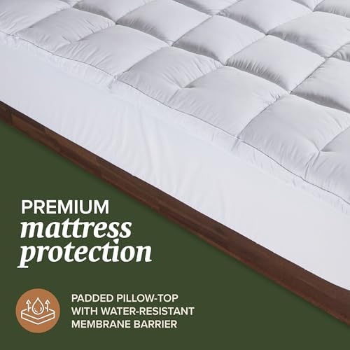 Beckham Hotel Collection King Size Mattress Pad with Protector