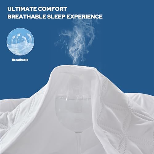 BEDLORE Waterproof Mattress Protector Twin Size with Deep Pocket