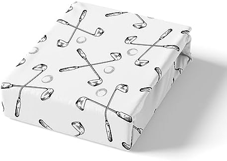 Erosebridal Golf Print Duvet Cover Set Queen