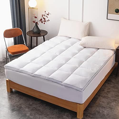 DROVAN Mattress Topper Queen - 7D Spiral Fiber Cooling Pad
