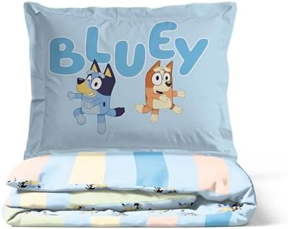 Jay Franco Duvet Cover Set 3 Piece Bluey Kids Bedding Full