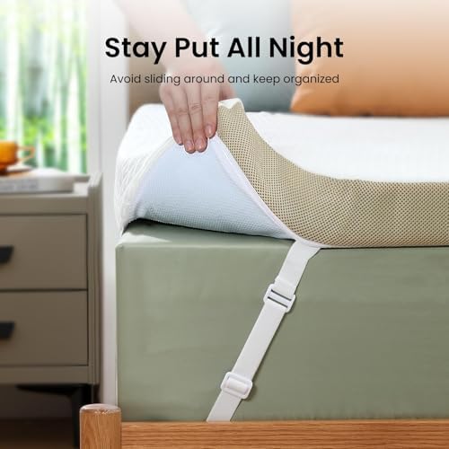 Marsail 3 Inch Cooling Gel Memory Foam Mattress Topper